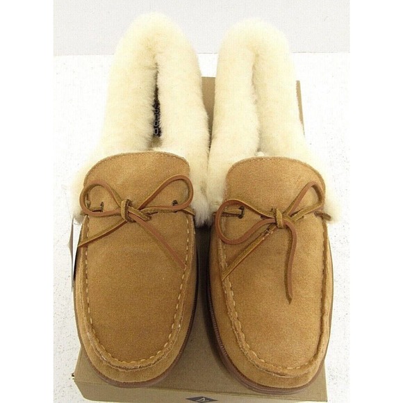 Womens Sperry Top-Sider Shearling Cup Sole Cinnamon Moccasin Loafers Slippers 11 - Picture 2 of 6